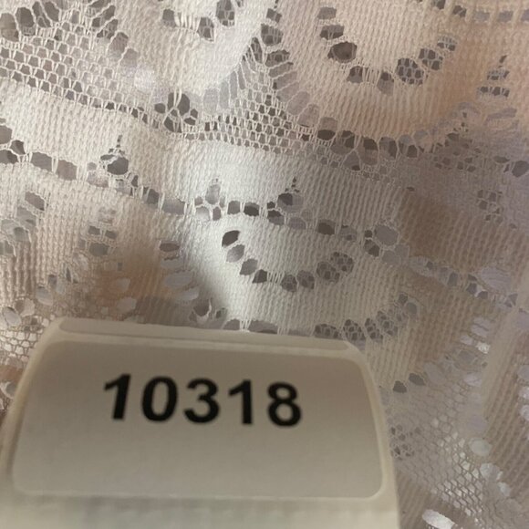 Miken Junior's Scalloped Hem Solid Crochet White Swim Cover Up Pants Size XS NWT - Picture 16 of 16